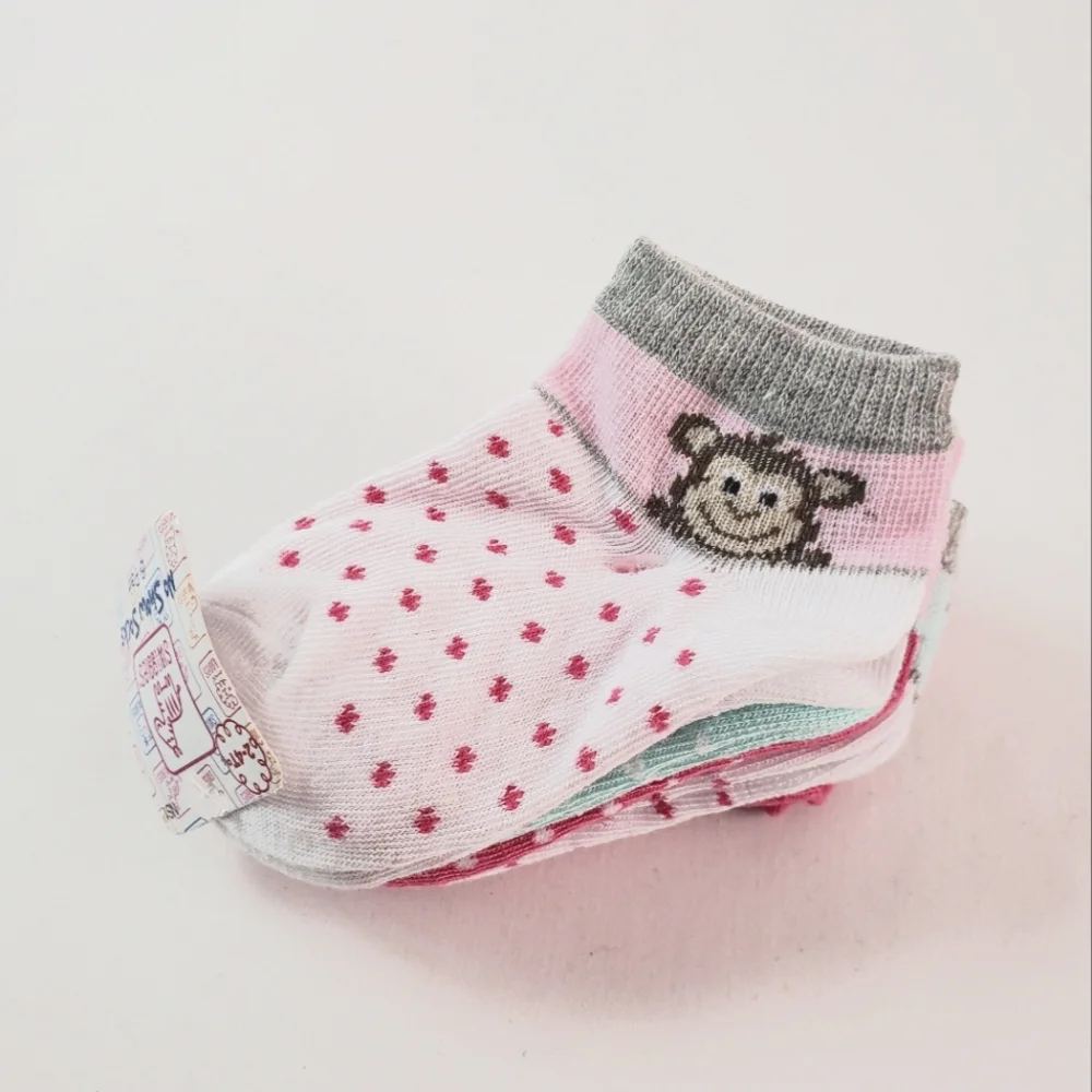 Girls 6 pair no show socks